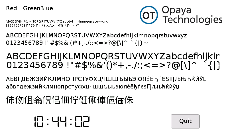 Screenshot Fonts